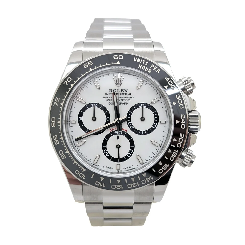 ROLEX 126500LN Cosmograph Daytona 40mm Oyster Case Chronograph Black Dial Ceramic Bezel