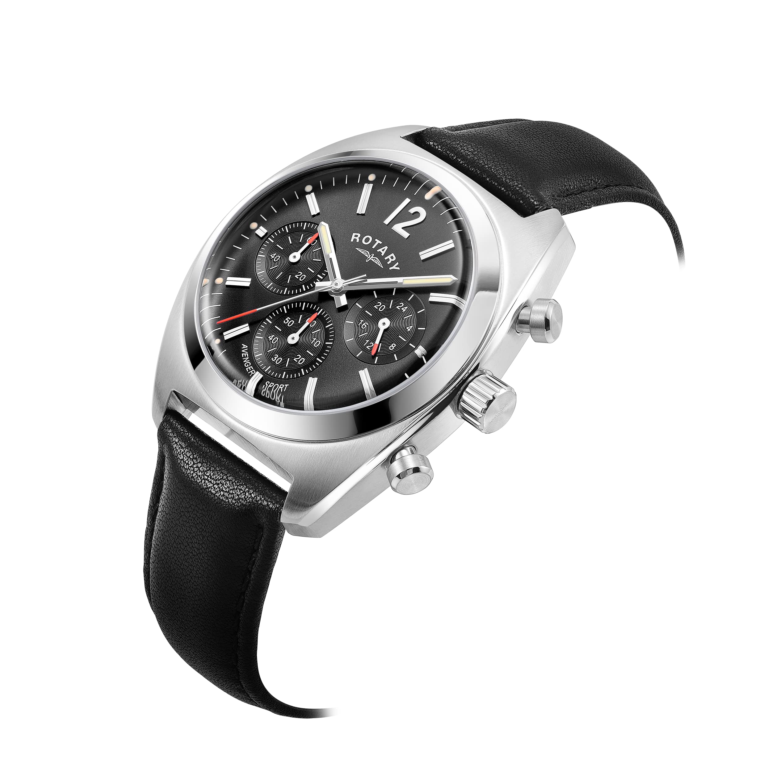 ROTARY Avenger Sport GS05485/65 Chronograph Black Watch - Image 2