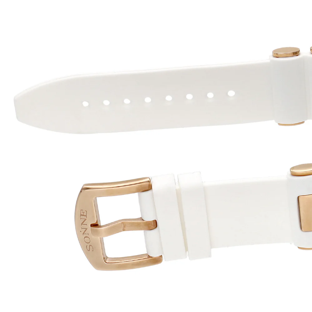 S035PGWH Elegant White Watch 1-Year Warranty Japanese Movement Water Resistant Stylish Design - Image 5