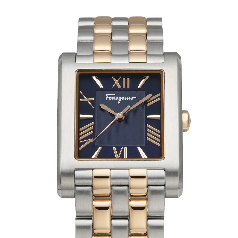 Salvatore Ferragamo SFRS00322 Lace Gent 2-Year Warranty Blue Elegant Design Swiss Movement - Image 2