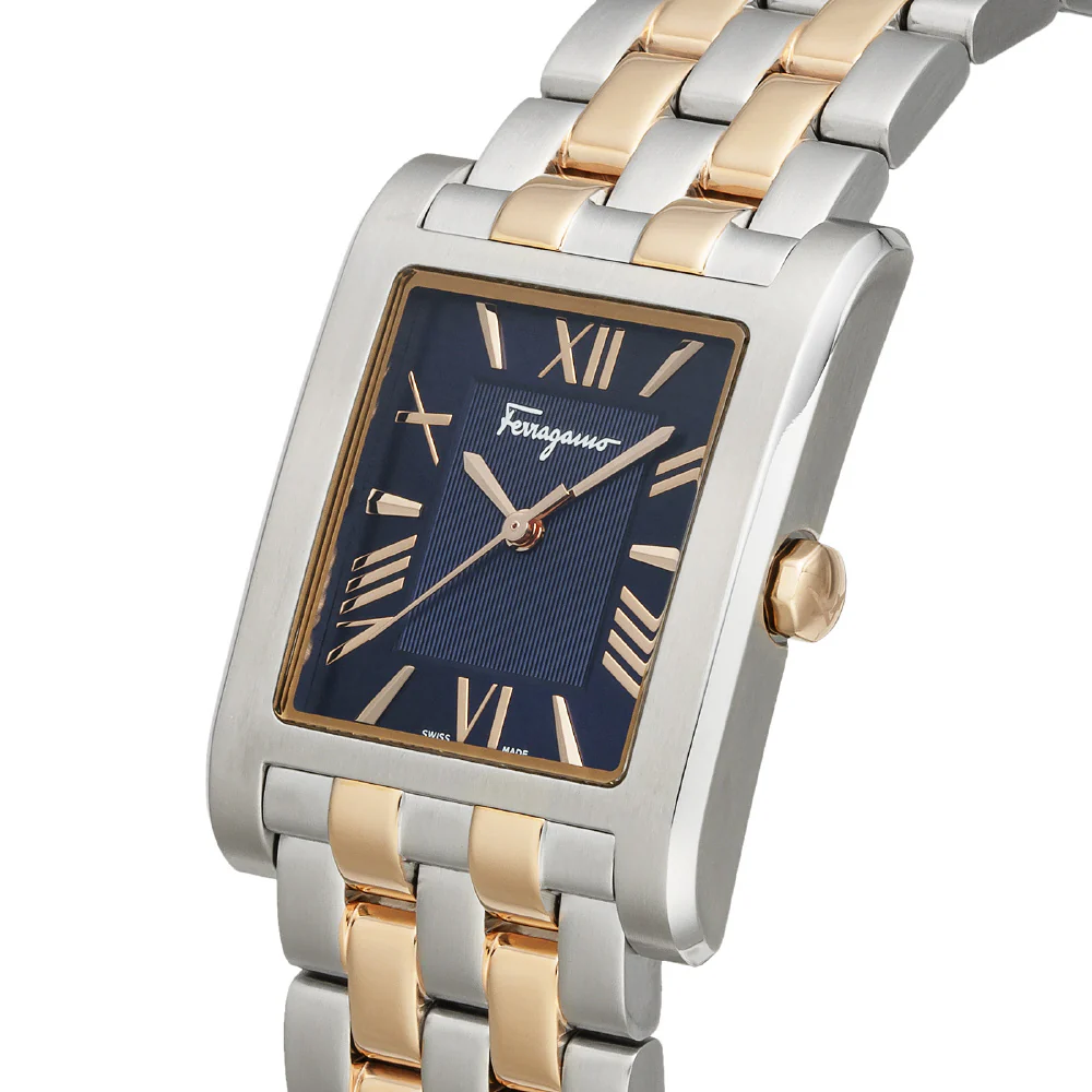 Salvatore Ferragamo SFRS00322 Lace Gent 2-Year Warranty Blue Elegant Design Swiss Movement - Image 3