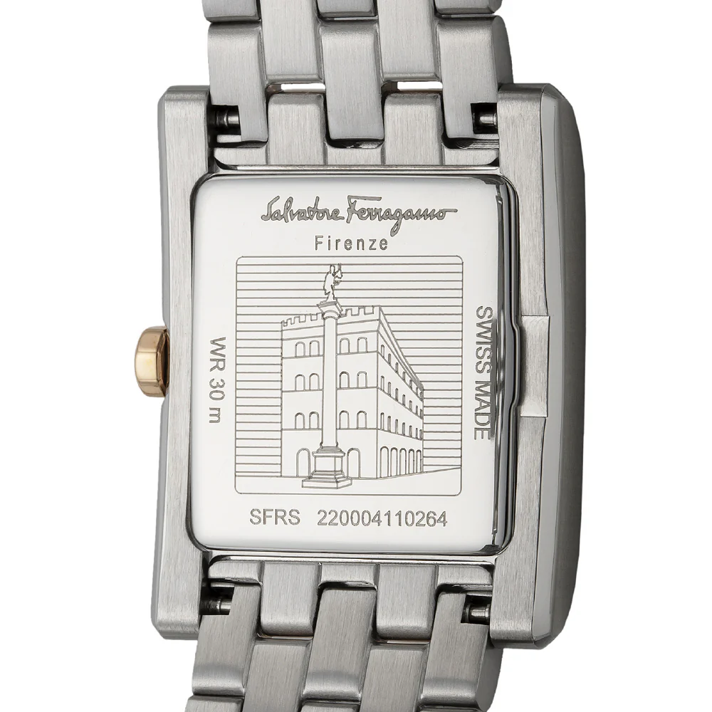 Salvatore Ferragamo SFRS00322 Lace Gent 2-Year Warranty Blue Elegant Design Swiss Movement - Image 5