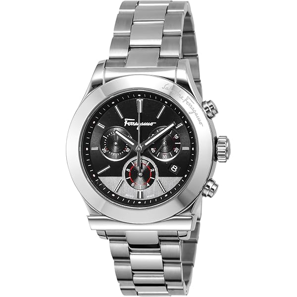 SALVATORE FERRAGAMO SFU500623 New Gent Black Watch with 2 Year Warranty, Elegant Design, Precision Movement, and Versatile Style