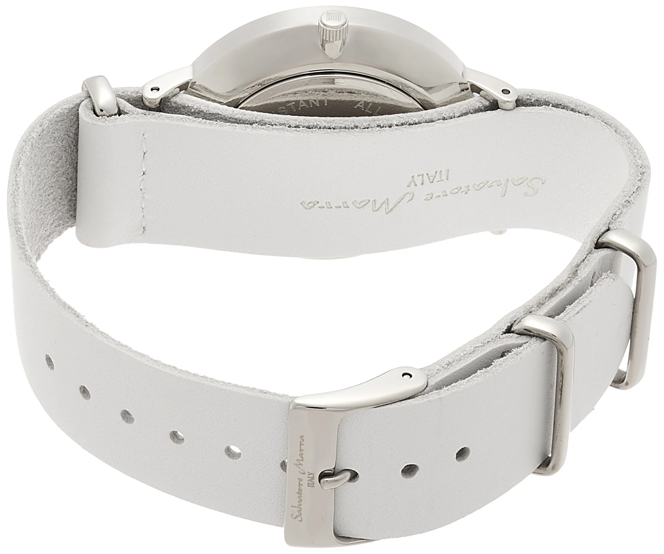 SALVATORE MARRA SM15117-SSWHBL Men's Quartz Watch - Image 2