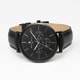Salvatore Marra SM22102-BKBK Unisex Leather Strap Multi-Calendar Watch Genuine 1-Year Warranty Stylish Design - Image 2