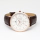 Salvatore Marra SM22102-PGWH Unisex Leather Strap Multi-Calendar Watch Genuine Product 1-Year Warranty - Image 2