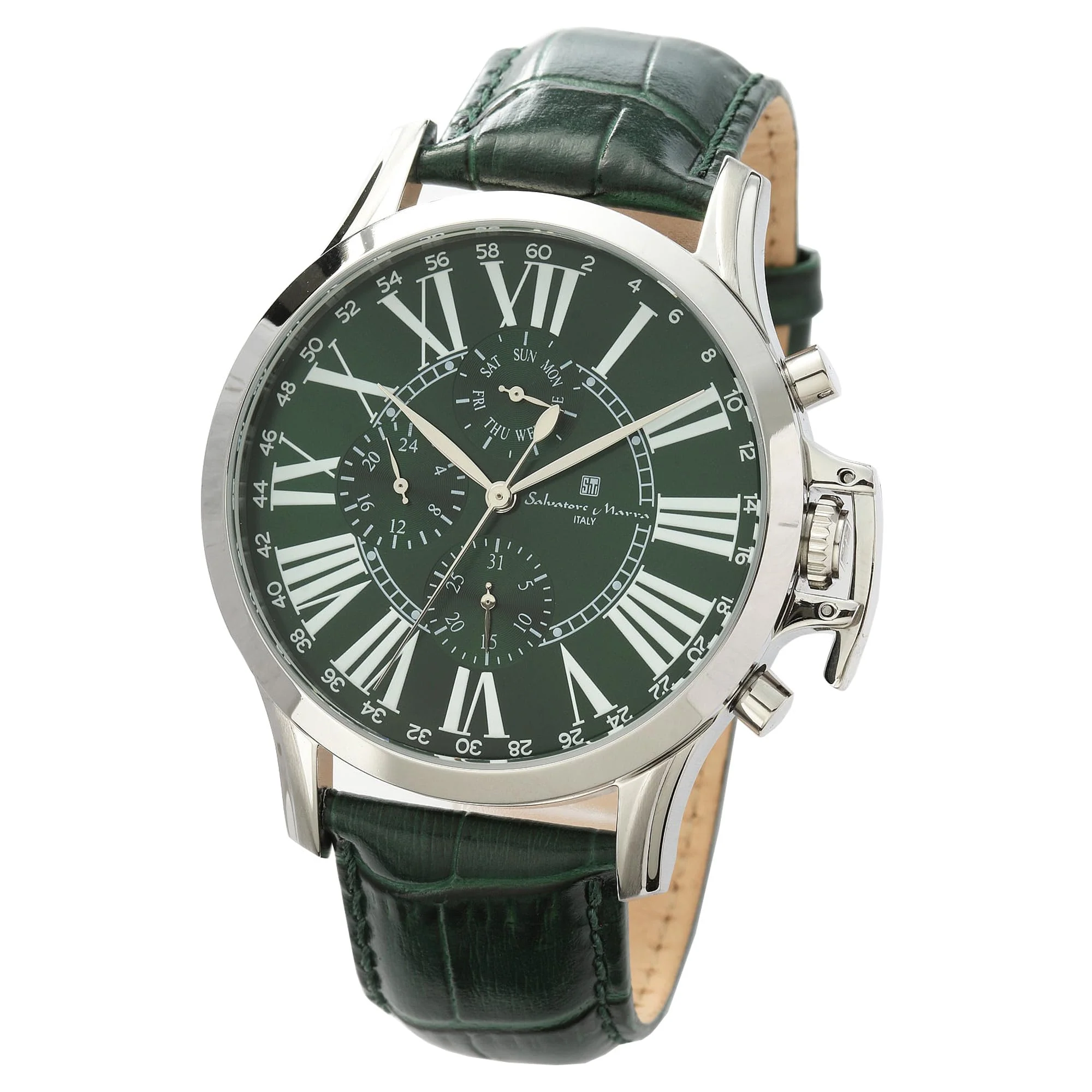 SALVATORE MARRA SM23101-SSGR Men's Quartz Watch with Day-Date Calendar