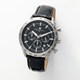 Salvatore Marra SM23104-SSBK Elegant Stainless Steel Design Water Resistant Quartz Movement Classic Black Dial - Image 2