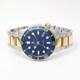 Salvatore Marra SM24105-SSBLGD Automatic Diver's Watch - Men's Metal Band - Blue Dial - 1 Year Warranty - Image 2