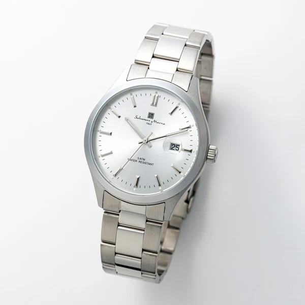 Salvatore Marra SM24107-SSSV Color Dial Silver Watch Water Resistant Stylish Design 1-Year Warranty - Image 3