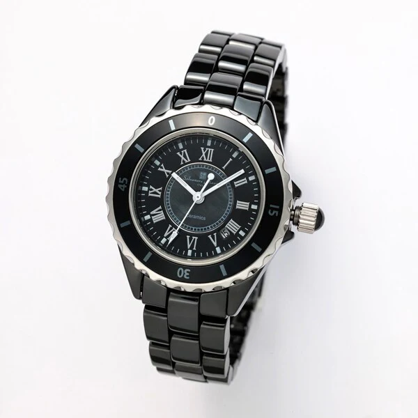 Salvatore Marra SM25151-BKR Elegant Ceramic Band Water Resistant 1-Year Warranty Stylish Women's Watch - Image 3