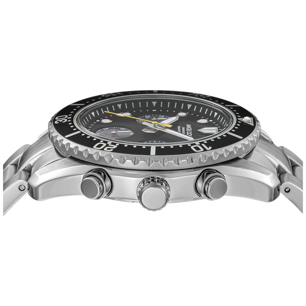 SCC42SBK Sea Cruise Solar Chrono 1-Year Warranty Black Eco-Friendly Solar Powered Chronograph Stylish Design - Image 4
