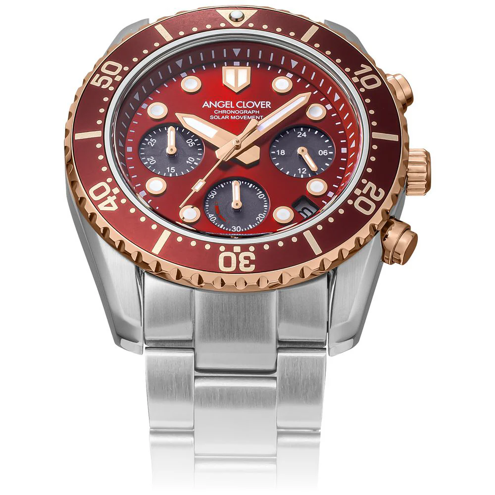 SCC42SPRE Sea Cruise Solar Chrono 1 Year Warranty Red Eco-Friendly Solar Power Chronograph Stylish Design Water - Image 3