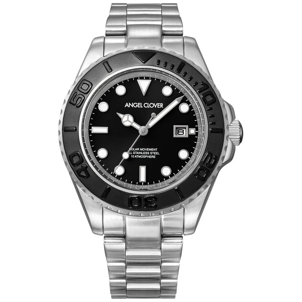 SCS42BSBK Sea Cruise Solar Watch 1-Year Warranty Black Eco-Friendly Solar Powered Stylish Design