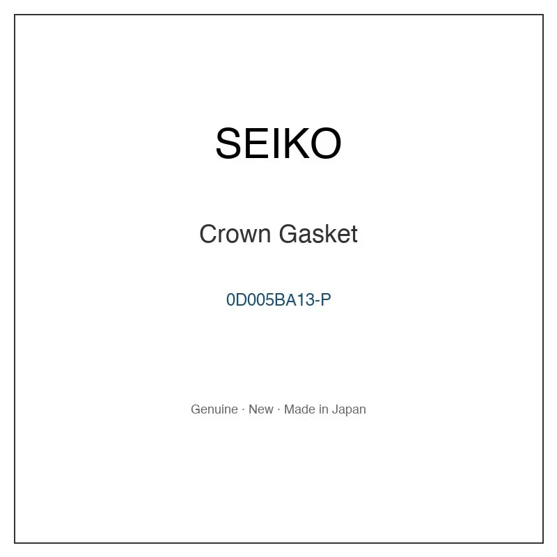 SEIKO 0D005BA13-P Crown Gasket