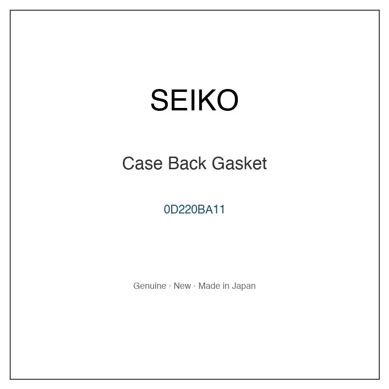 SEIKO 0D220BA11 Case Back Gasket