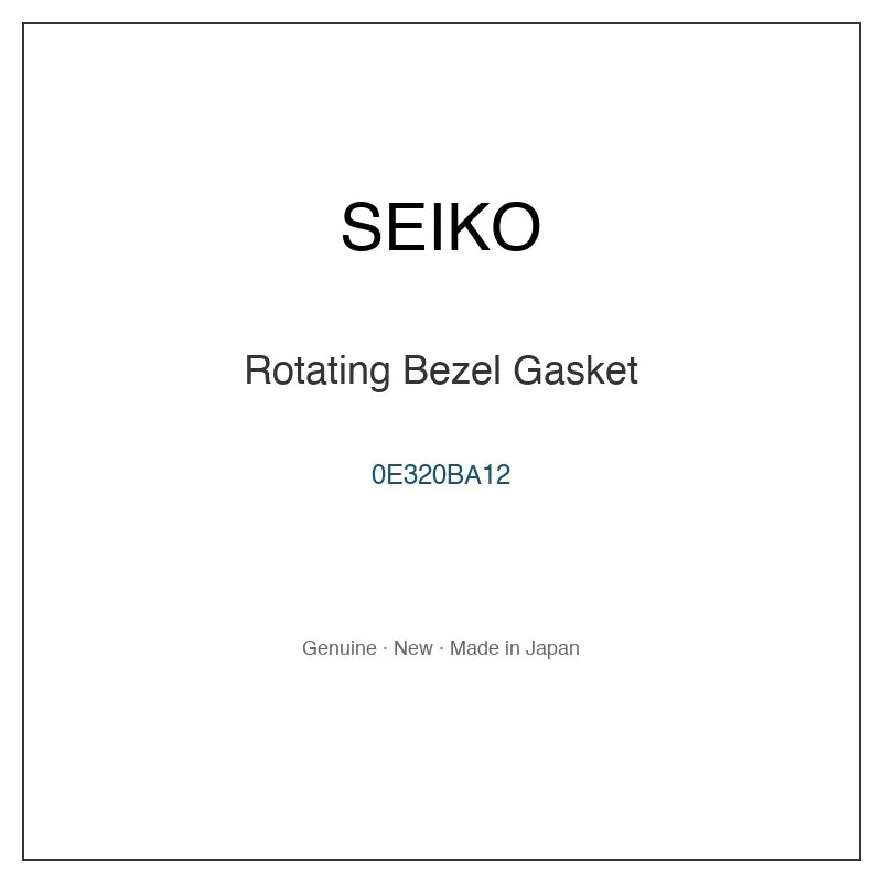 SEIKO 0E320BA12 Rotating Bezel Gasket