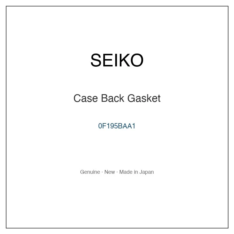 SEIKO 0F195BAA1 Case Back Gasket