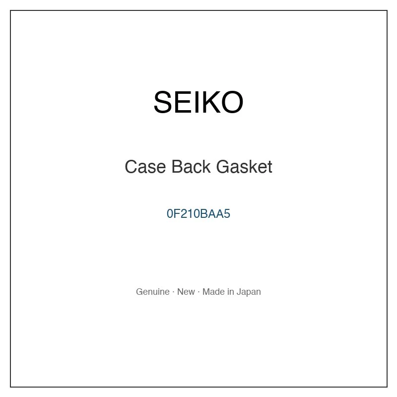 SEIKO 0F210BAA5 Case Back Gasket