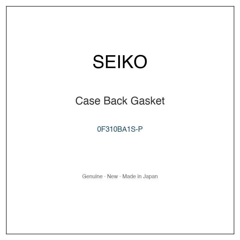 SEIKO 0F310BA1S-P Case Back Gasket for SAKR030 SAKR032 SAPP001 SAPP001J SAPP002 and More Models