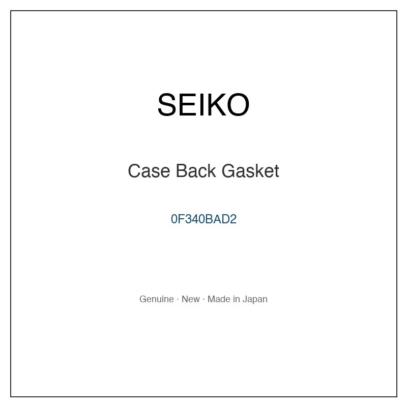 SEIKO 0F340BAD2 Case Back Gasket for SGEC83P1 SGEC85P1 SGEC87J1 SGEC87P1 SGEC91J1 and More Models