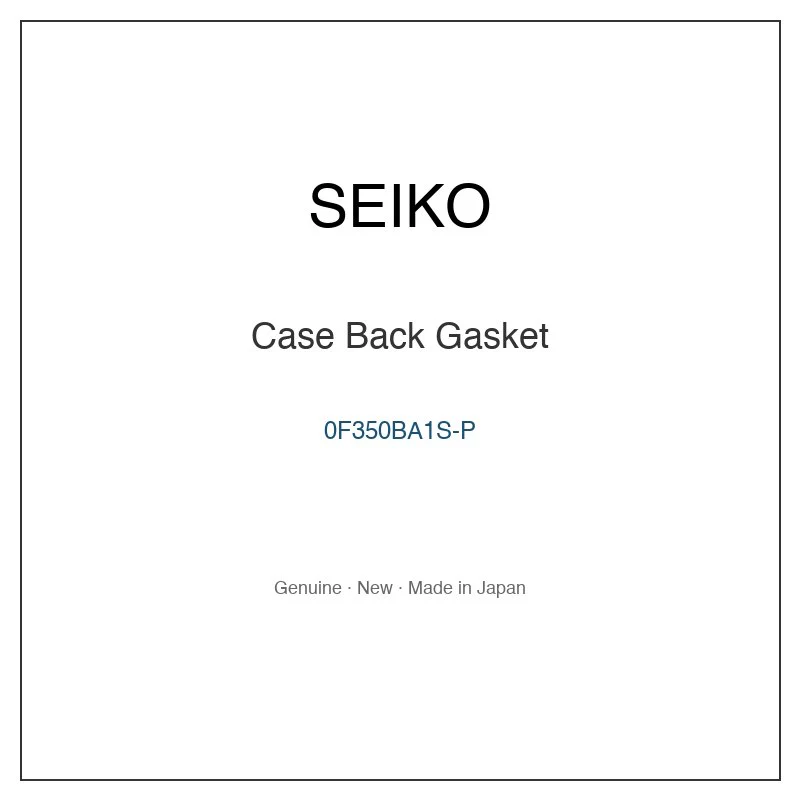 SEIKO 0F350BA1S-P Case Back Gasket for SCWB001 SCWB003 SRL015P1 SRL017P1 SRL018P1 and More Models