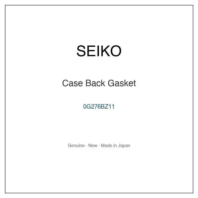 SEIKO 0G276BZ11 Case Back Gasket for SBDF001 SBDF001J SBDF003 SBDF003J SBDF007 and More Models