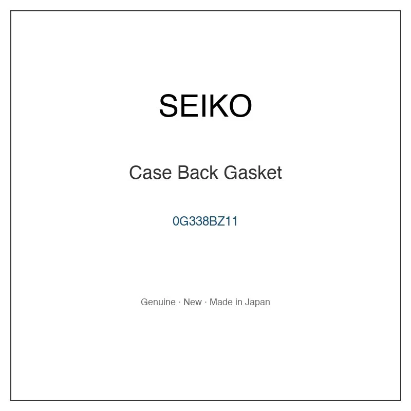 SEIKO 0G338BZ11 Case Back Gasket for STP011P9 STP013P9 STP015P9 STP017P9 STP019P9 and More Models