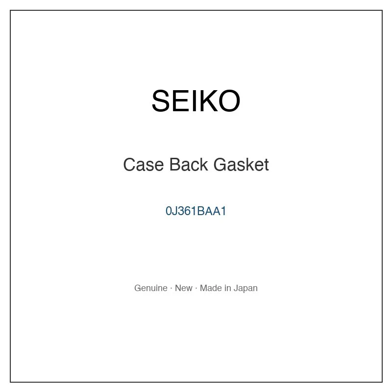 SEIKO 0J361BAA1 Case Back Gasket for SKZ215J1 SKZ215K1 SKZ217J1 SKZ217K1 SKZ221J1 and More Models
