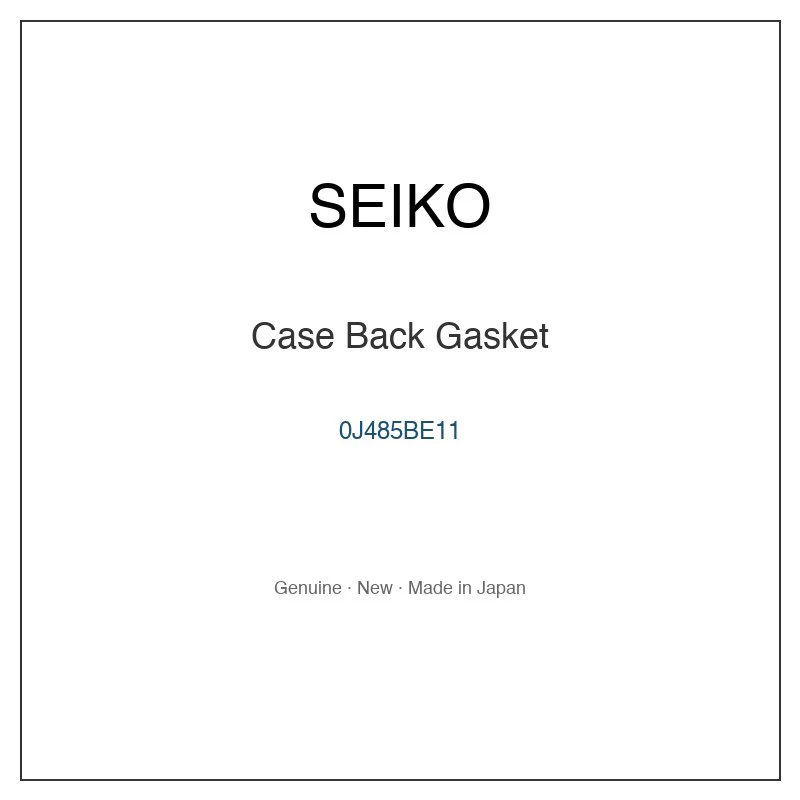 SEIKO 0J485BE11 Case Back Gasket for S23573J1 S23575J1 S23577J1 SVAE001 SVAE003 and More Models