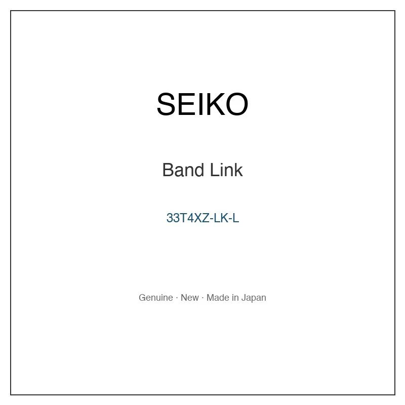 SEIKO 33T4XZ-LK-L Band Link for SXGL59P9 SXGL59PX SXGL61P9 SXGN57P9 and More Models