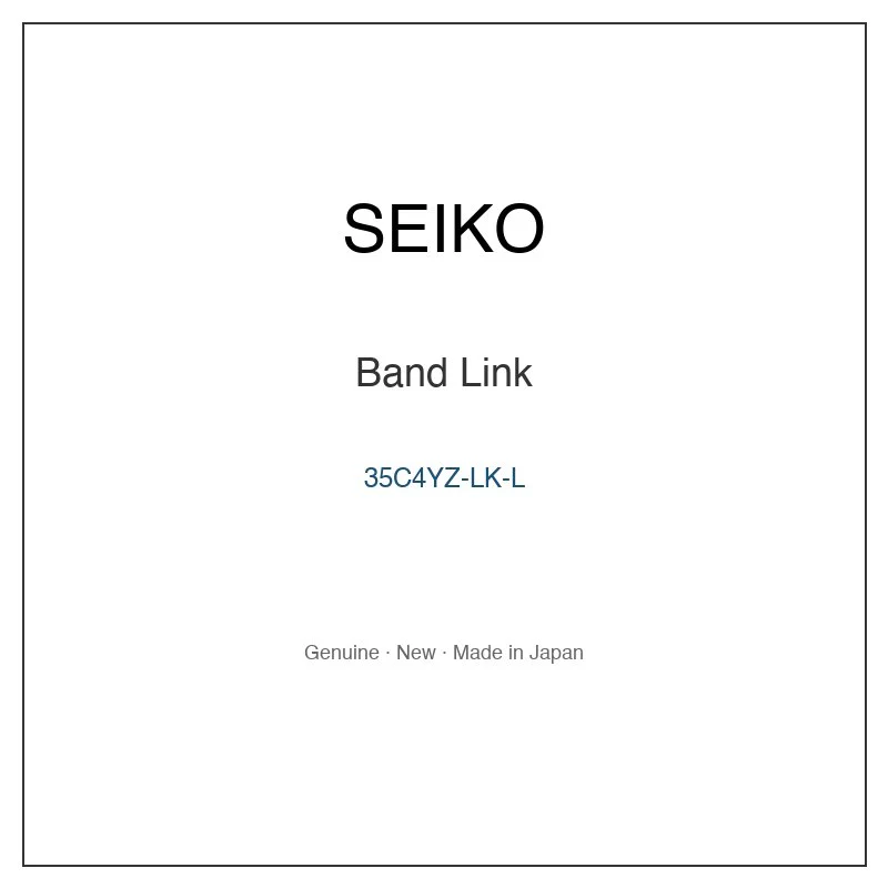 SEIKO 35C4YZ-LK-L Band Link for SGG788P9 SGG788PX SNE100P9 and More Models