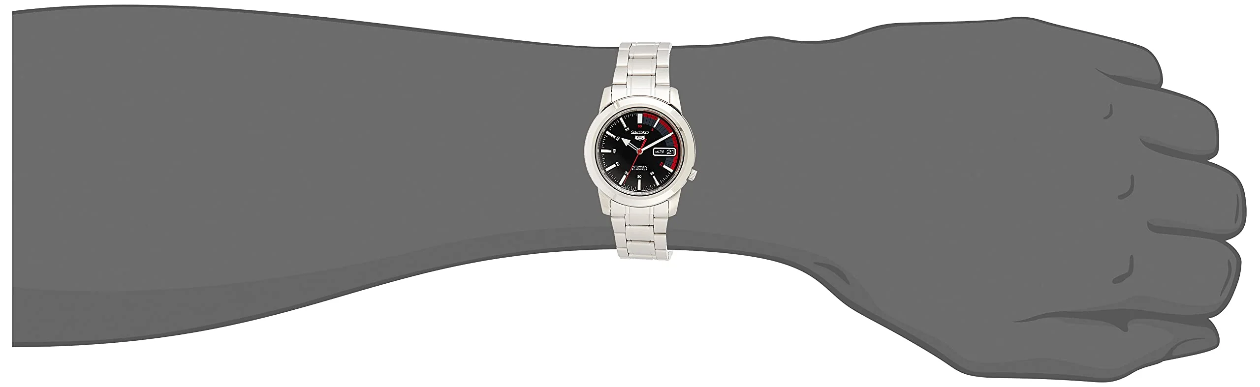 SEIKO 5 SNKK31J1 Automatic Stainless Steel Men's Watch - Image 4
