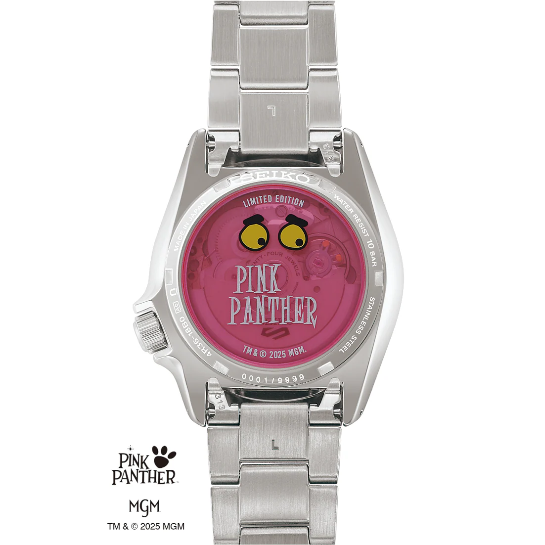 Seiko 5 sports SBSA321/SRPM07 Automatic Pink Panther Collaboration Limited Edition Model 2026.1.9 release - Image 3