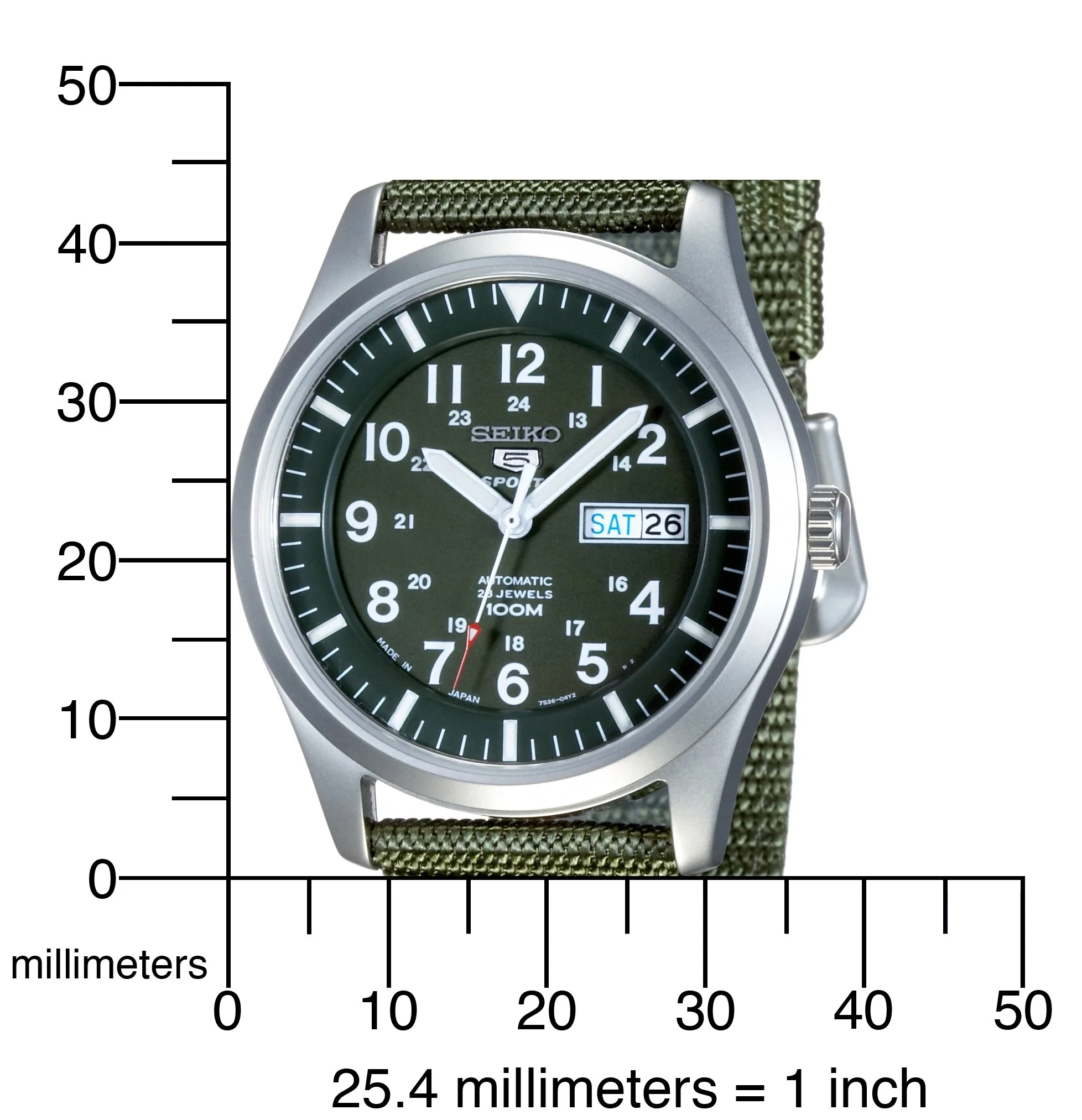 SEIKO 5 SPORTS SNZG09J1 Automatic Men's Watch - Image 4