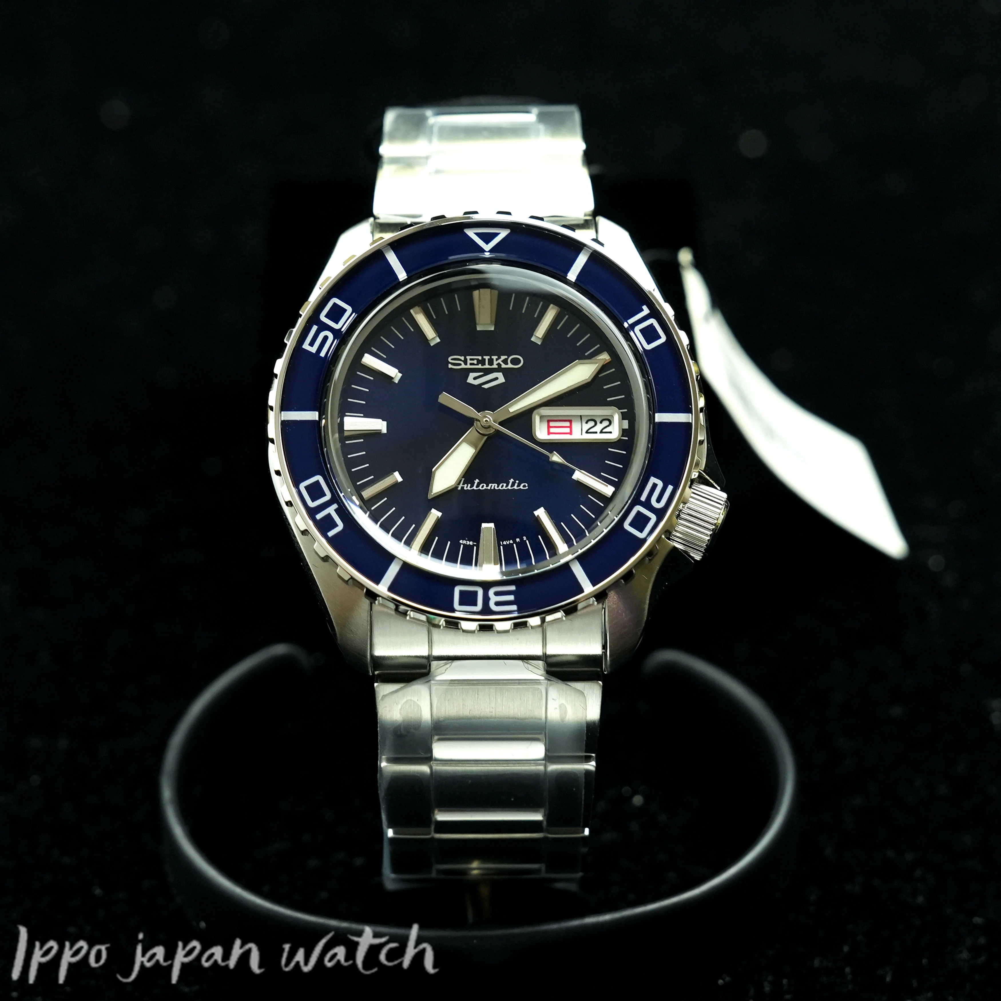Seiko 5 sports SBSA259/SRPK97K1 Automatic Blue Dial Steel Bracelet Men's Watch Japan Made