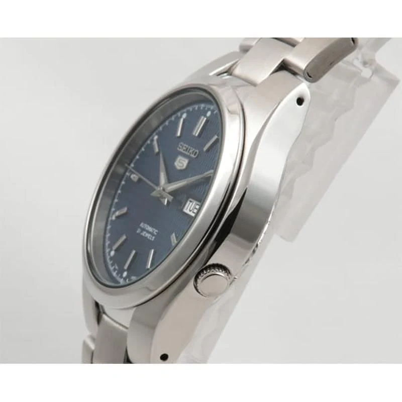 Seiko 5 Stainless Steel Blue Dial Watch SNK603K1 - Image 2