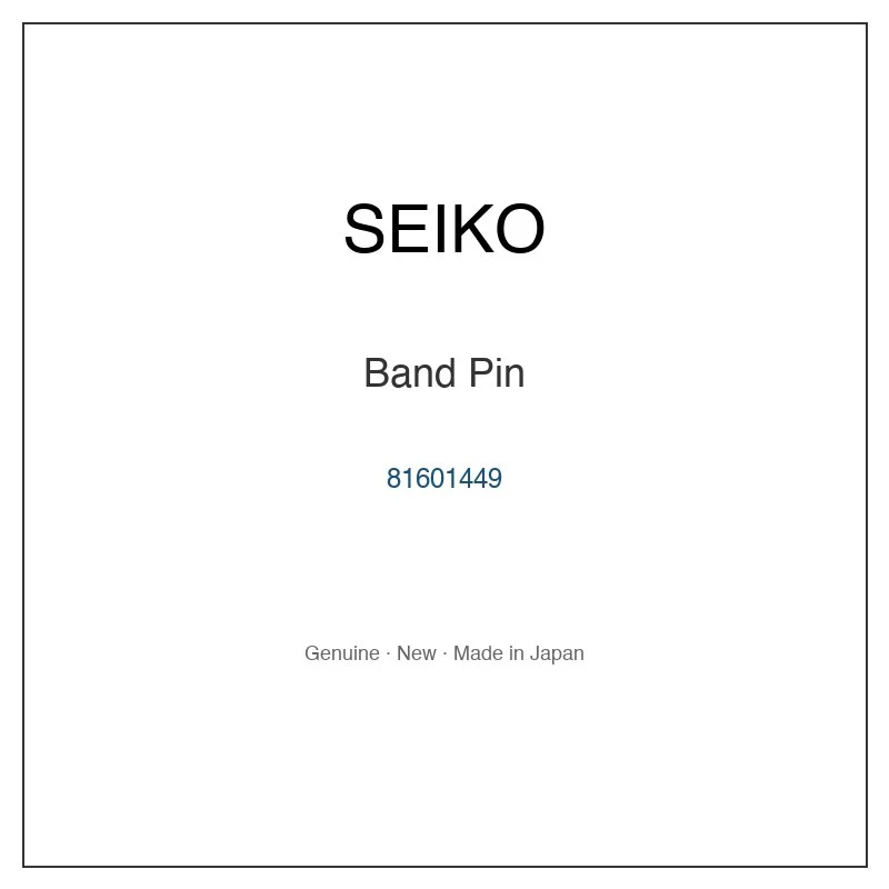 SEIKO 81601449 Band Pin for SAAP066 SBDY001 SBDY001J SBDY003 SBDY003J and More Models