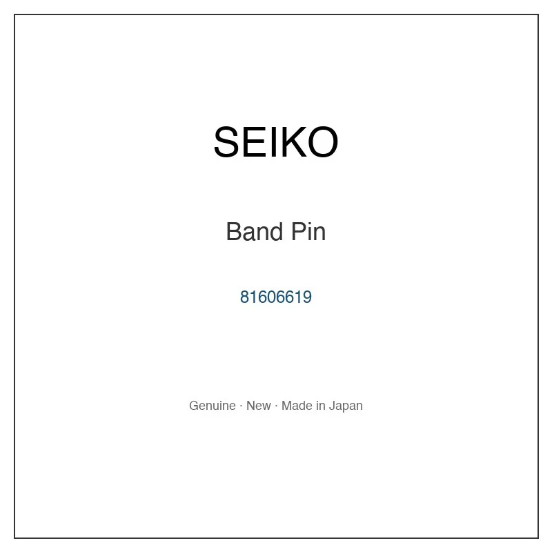 SEIKO 81606619 Band Pin for SBTK401 SBTK403 SBTK405 SBTK407 SBTK601 and More Models