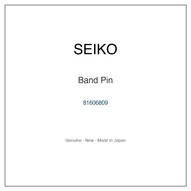 SEIKO 81606809 Band Pin for SDBV001 SDBV003 SDBV005 SDBV007 SDBV009 and More Models