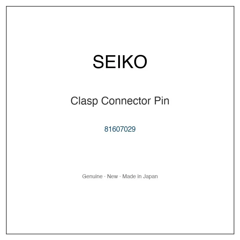 SEIKO 81607029 Clasp Connector Pin for SSVV014 SSVV014J SSVV015 SSVV016 SSVW069 and More Models