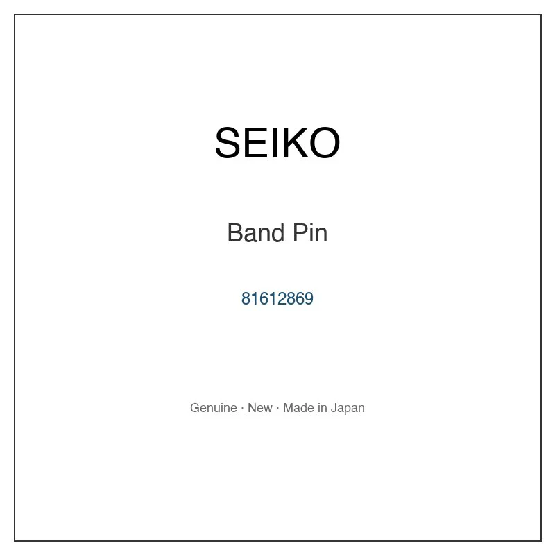 SEIKO 81612869 Band Pin for SFP803P9 SRP863J1 SRP880J1 SRP882J1 SRP884J1 and More Models