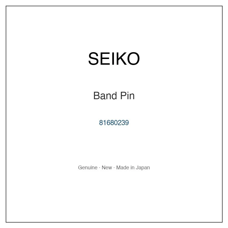 SEIKO 81680239 Band Pin for SRZ502P1 SRZ502P9 SRZ504P1 SRZ504P9 SRZ505P1 and More Models
