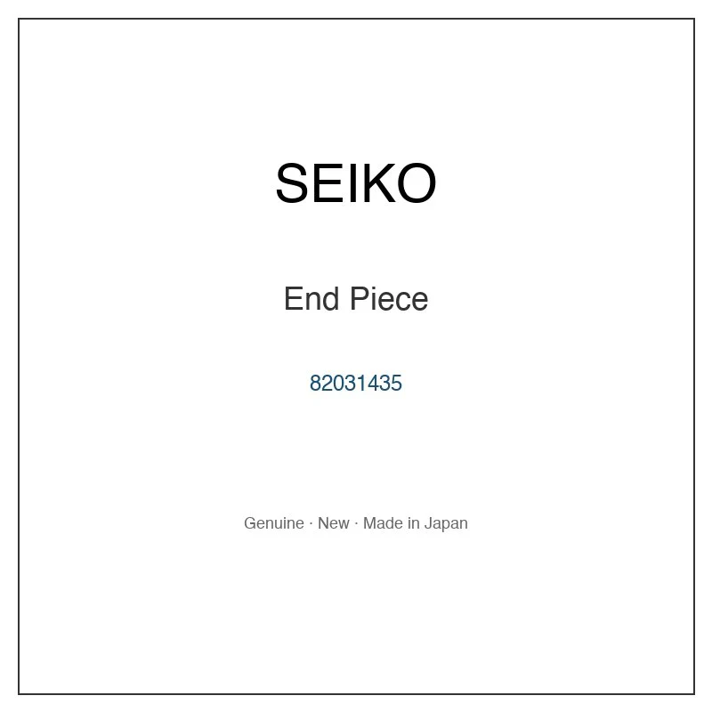 SEIKO 82031435 End Piece for SBEB013 SBEB013J SBEB015 SBEB015J SBEB019 and More Models