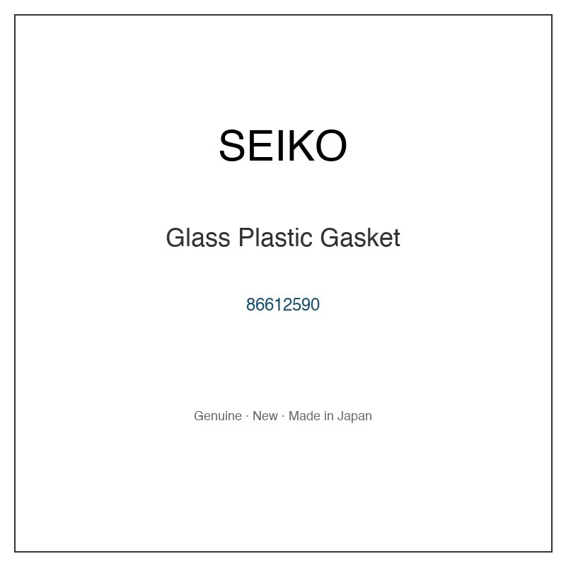 SEIKO 86612590 Glass Plastic Gasket for SBSA241 SRPH21K1 SRPH21KC SRPK41J8 SRPK41K1 and More Models