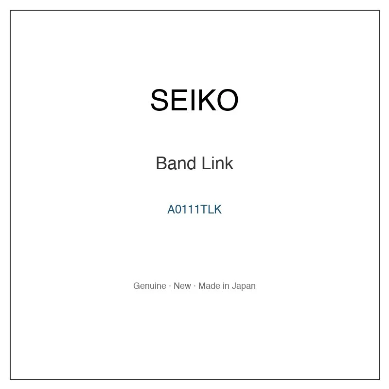 SEIKO A0111TLK Band Link for STGF21E STGF313 STGF313J STGF315 STGF315J and More Models