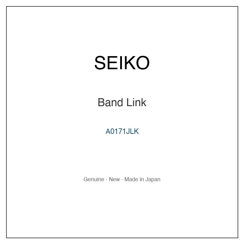 SEIKO A0171JLK Band Link for STGF329 STGF329J STGF331 STGF332 STGF332J and More Models