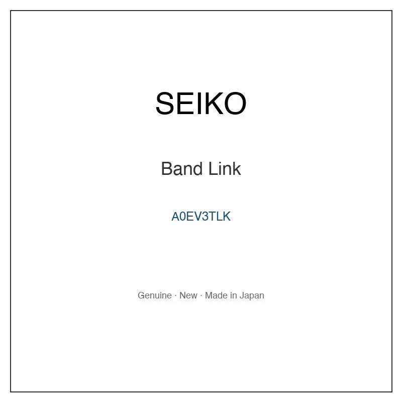 SEIKO A0EV3TLK Band Link for SBGC249 SBGC249G SBGC251 SBGC251G SBGC261 and More Models