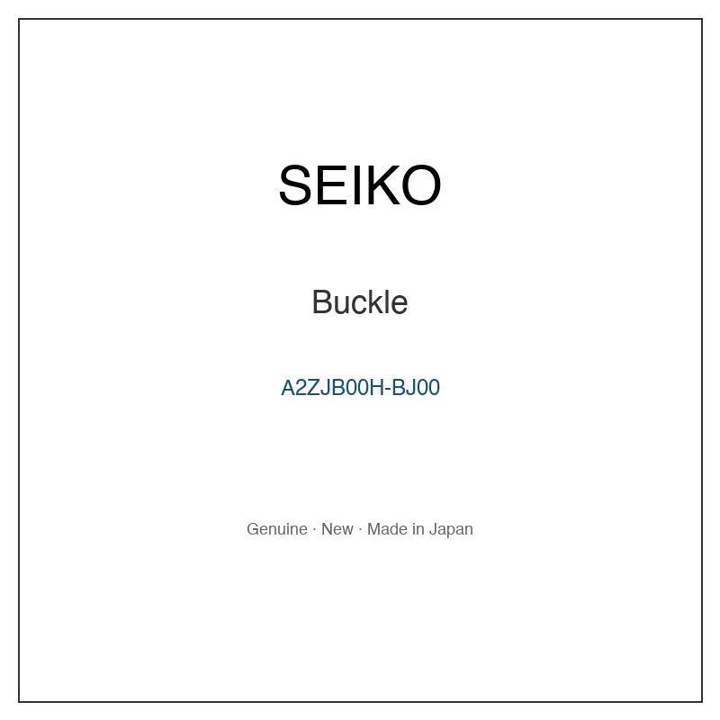 SEIKO A2ZJB00H-BJ00 Buckle for SSWG001 SSWX001 SSWX003 SSWX005 SSWX007 and More Models