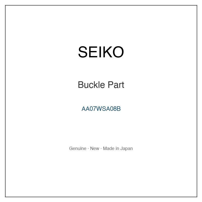 SEIKO AA07WSA08B Buckle Part for SBEB035 SBEB035J SBEB037 SBEB037J SBEB039 and More Models